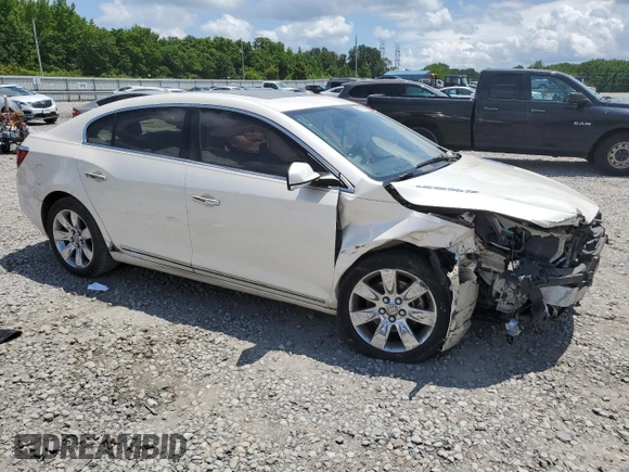 2013 Buick LaCrosse Premium 2 with VIN 1G4GH5G32DF245532, listed as a Copart auction lot 58662985 with Not provided miles and Salvage title. Bid and sale history available at DreamBid. Image 4.