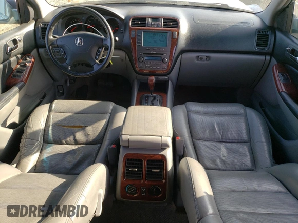 2005 Acura MDX with VIN 2HNYD18285H549901, listed as a Copart auction lot 75368154 with 163,866 mi miles and Salvage Title. Bid and sale history available at carsss.com. Image 8.
