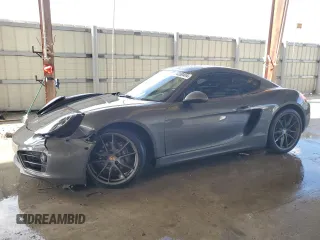 2014 Porsche Cayman with VIN WP0AA2A82EK174231, listed as a Copart auction lot 74350404 with 55,817 mi miles and Salvage Title. Bid and sale history available at DreamBid. Image 1.