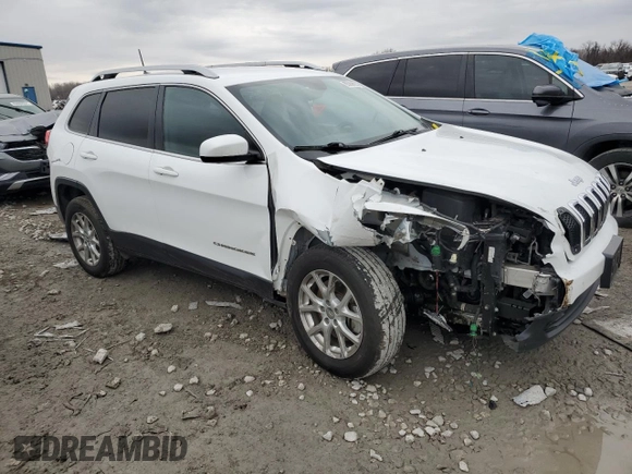 2018 Jeep Cherokee Latitude Tech Connect with VIN 1C4PJMCX8JD549547, listed as a Copart auction lot 85966944 with 114,273 mi miles and Salvage title. Bid and sale history available at DreamBid. Image 4.