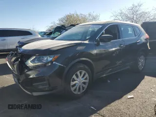 2017 Nissan Rogue SV with VIN 5N1AT2MT1HC890705, listed as a Copart auction lot 44070595 with 89,411 mi miles and Salvage Title. Bid and sale history available at carsss.com. Image 1.