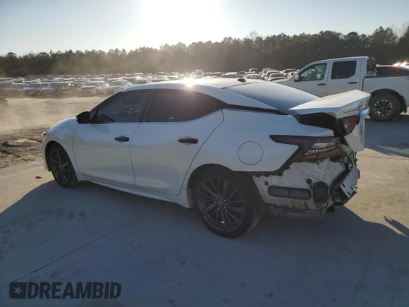 2019 Nissan Maxima Platinum z VIN 1N4AA6AV6KC383738, wystawiony jako Copart lot #46600455 z przebiegiem 94 128 mil mil oraz Szkody całkowita. Historia ofert i sprzedaży dostępna na DreamBid. Obrazek 2.