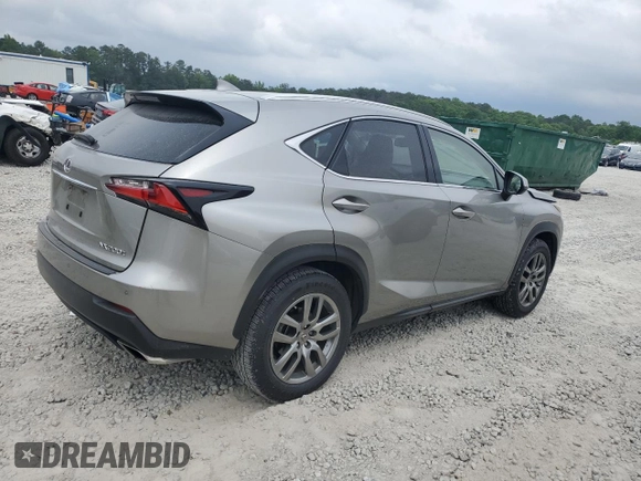 2015 Lexus NX 200t with VIN JTJYARBZ5F2003308, listed as a Copart auction lot 54201765 with 132,276 mi miles and Salvage title. Bid and sale history available at DreamBid. Image 3.