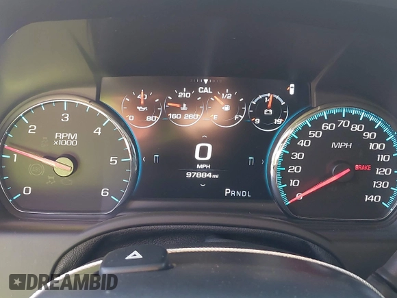 2019 Chevrolet Suburban Premier with VIN 1GNSKJKJ1KR100936, listed as a IAAI auction lot 40489121 with 97,884 mi miles and . Bid and sale history available at DreamBid. Image 7.
