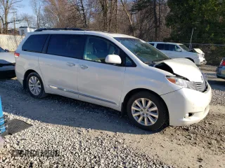 2011 Toyota Sienna XLE with VIN 5TDDK3DC5BS028703, listed as a Copart auction lot 49466845 with 108,800 mi miles and Salvage Title. Bid and sale history available at carsss.com. Image 4.