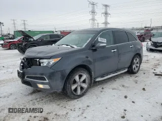 2013 Acura MDX Tech Pkg with VIN 2HNYD2H37DH510679, listed as a Copart auction lot 45404195 with 111,483 mi miles and Salvage Title. Bid and sale history available at carsss.com. Image 1.