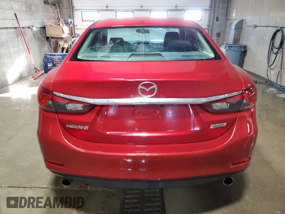 2016 Mazda 6 i Sport with VIN JM1GJ1U53G1480028, listed as a Copart auction lot 42093805 with 122,341 mi miles and Salvage Title. Bid and sale history available at DreamBid. Image 6.