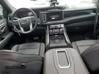 2022 GMC Yukon XL Denali with VIN 1GKS2JKL0NR238244, listed as a Copart auction lot 75345804 with 28,003 mi miles and Salvage Title. Bid and sale history available at carsss.com. Image 8.
