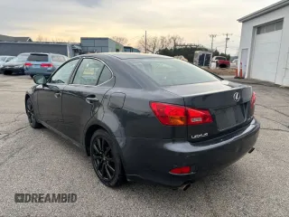 2006 Lexus IS 250 with VIN JTHCK262062006386, listed as a Copart auction lot 52054335 with 194,983 mi miles and Clean Title. Bid and sale history available at DreamBid. Image 3.