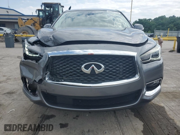 2019 Infiniti QX60 Pure with VIN 5N1DL0MN9KC566203, listed as a Copart auction lot 57137775 with 128,234 mi miles and Salvage title. Bid and sale history available at DreamBid. Image 5.