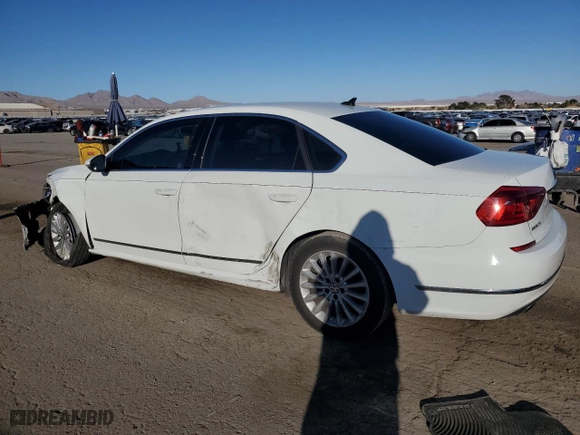 2016 Volkswagen Passat 1.8T SE with VIN 1VWBT7A33GC026048, listed as a Copart auction lot 46677185 with 95,336 mi miles and Salvage Title. Bid and sale history available at carsss.com. Image 2.