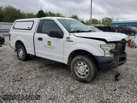 2016 Ford F-150 XL with VIN 1FTMF1C82GKE63988, listed as a Copart auction lot 51812445 with 143,797 mi miles and Salvage Title. Bid and sale history available at DreamBid. Image 4.
