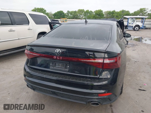 2025 Volkswagen Jetta GLI Autobahn with VIN 3VW2T7BU4SM028146, listed as a IAAI auction lot 41877102 with 18,254 mi miles and . Bid and sale history available at DreamBid. Image 17.