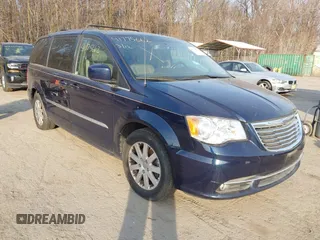 2015 Chrysler Town & Country Touring with VIN 2C4RC1BG9FR595833, listed as a IAAI auction lot 41775662 with 192,379 mi miles. Bid and sale history available at carsss.com. Image 1.