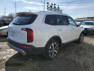 2022 Kia Telluride S with VIN 5XYP6DHC3NG211035, listed as a Copart auction lot 45509535 with 76,051 mi miles and Salvage Title. Bid and sale history available at DreamBid. Image 3.