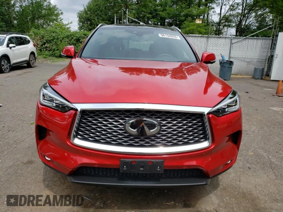 2022 Infiniti QX50 AUTOGRAPH with VIN 3PCAJ5DB6NF113745, listed as a Copart auction lot 56152653 with 12,511 mi miles. Bid and sale history available at carsss.com. Image 5.