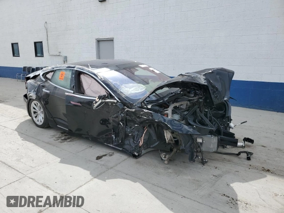2016 Tesla Model S 90D with VIN 5YJSA1E23GF167938, listed as a Copart auction lot 51703075 with Not provided miles and Salvage title. Bid and sale history available at DreamBid. Image 4.