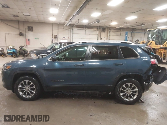 2020 Jeep Cherokee Latitude Plus with VIN 1C4PJMLB2LD523534, listed as a IAAI auction lot 41942131 with 66,676 mi miles and . Bid and sale history available at DreamBid. Image 14.