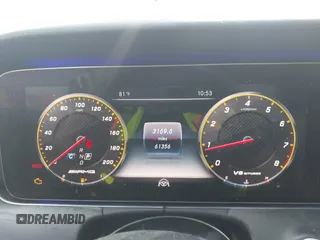2019 Mercedes-Benz E 63 S AMG with VIN WDDZF8KB0KA534959, listed as a IAAI auction lot 42401507 with 61,356 mi miles and . Bid and sale history available at DreamBid. Image 7.