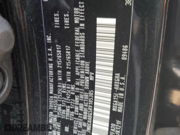 2024 Toyota Corolla Cross LE с VIN 7MUCAABG5RV105305, выставлен на аукционе Copart как лот 83815524 с пробегом 3 553 миль миль и Списание • Salvage title. История ставок и продаж доступна на DreamBid. Изображение 16.