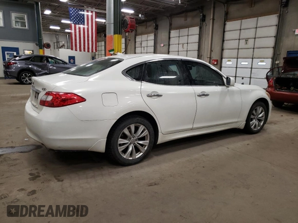 2011 Infiniti M37 with VIN JN1BY1AR6BM372350, listed as a Copart auction lot 84338164 with 233,442 mi miles and Clean Title. Bid and sale history available at carsss.com. Image 3.