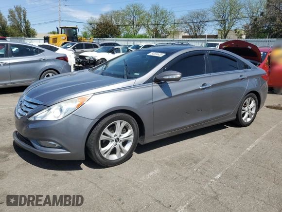 2012 Hyundai Sonata Limited with VIN 5NPEC4AC0CH407577, listed as a Copart auction lot 54094655 with 231,084 mi miles and Salvage Title. Bid and sale history available at carsss.com. Image 1.