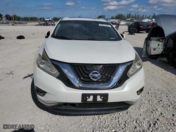 2015 Nissan Murano S with VIN 5N1AZ2MG9FN213601, listed as a Copart auction lot 88625055 with 61,220 mi miles and Clean Title. Bid and sale history available at carsss.com. Image 5.