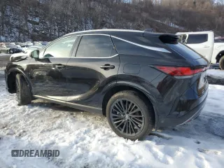 2025 Lexus RX with VIN 2T2BBMCA7SC066001, listed as a Copart auction lot 46140925 with 3,946 mi miles and Salvage Title. Bid and sale history available at carsss.com. Image 2.