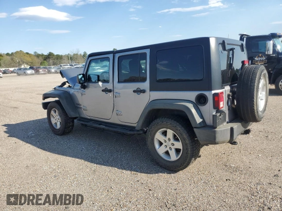 2013 Jeep Wrangler Unlimited Sport z VIN 1C4BJWDG7DL597491, wystawiony jako Copart lot #50719435 z przebiegiem Nie podano mil oraz Szkoda całkowita • Salvage title. Historia ofert i sprzedaży dostępna na DreamBid. Obrazek 2.