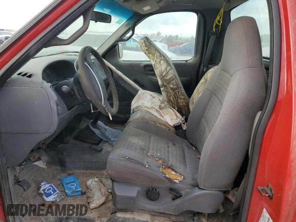 2002 Ford F-150 XL with VIN 1FTRF17252NA61532, listed as a Copart auction lot 53083735 with Not provided miles and Salvage title. Bid and sale history available at DreamBid. Image 7.