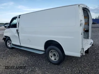 2024 Chevrolet Express Cargo with VIN 1GCWGAFP5R1176615, listed as a Copart auction lot 63656685 with 9,027 mi miles and Clean title. Bid and sale history available at DreamBid. Image 2.