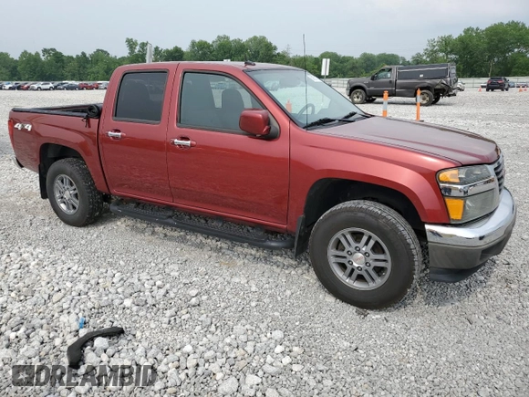 2010 GMC Canyon SLE1 with VIN 1GTJTCDE4A8143006, listed as a Copart auction lot 60853175 with 148,457 mi miles and Salvage title. Bid and sale history available at DreamBid. Image 4.
