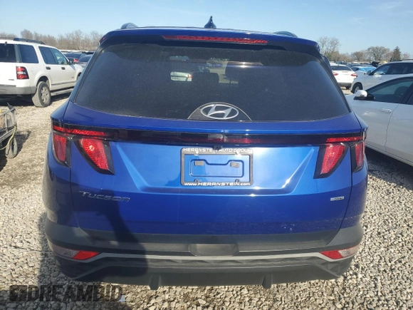 2024 Hyundai Tucson SEL with VIN 5NMJBCDE0RH314587, listed as a Copart auction lot 49675375 with 17,320 mi miles and Salvage Title. Bid and sale history available at carsss.com. Image 6.