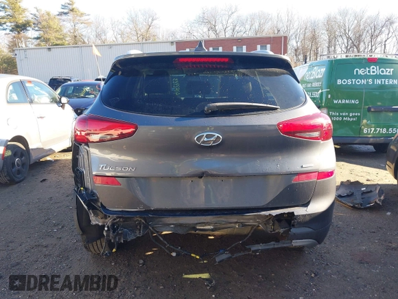 2019 Hyundai Tucson Ultimate with VIN KM8J3CAL9KU004559, listed as a IAAI auction lot 41142923 with 95,396 mi miles. Bid and sale history available at carsss.com. Image 16.