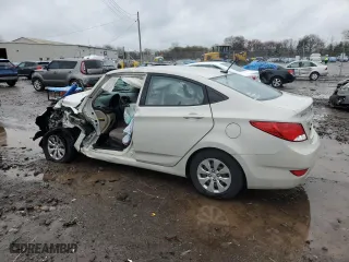 2016 Hyundai Accent SE with VIN KMHCT4AE6GU003909, listed as a Copart auction lot 52086775 with 0 mi miles and Salvage Title. Bid and sale history available at carsss.com. Image 2.