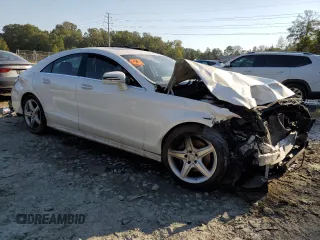 2015 Mercedes-Benz CLS-Class CLS 400 with VIN WDDLJ6HB1FA133541, listed as a Copart auction lot 73383294 with 0 mi miles and Salvage Title. Bid and sale history available at carsss.com. Image 4.