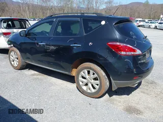 2014 Nissan Murano S with VIN JN8AZ1MW2EW510180, listed as a IAAI auction lot 41930346 with 155,754 mi miles and . Bid and sale history available at DreamBid. Image 3.