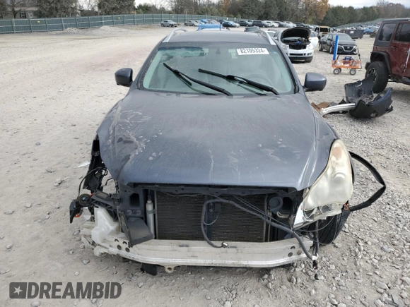 2010 Infiniti EX Journey with VIN JN1AJ0HR4AM751703, listed as a Copart auction lot 82105324 with 167,381 mi miles and Salvage Title. Bid and sale history available at DreamBid. Image 5.