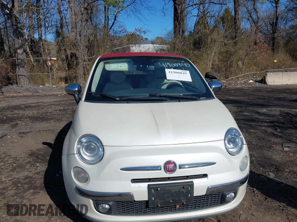 2013 FIAT 500 Lounge with VIN 3C3CFFER3DT612213, listed as a IAAI auction lot 41900845 with 67,245 mi miles and . Bid and sale history available at DreamBid. Image 6.