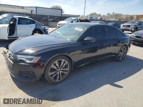 2020 Audi A6 Premium Plus with VIN WAUE8AF28LN004959, listed as a Copart auction lot 46456095 with 78,597 mi miles and Clean Title. Bid and sale history available at carsss.com. Image 1.