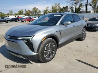 2024 Chevrolet Blazer EV eAWD LT z VIN 3GNKDBRJ2RS258862, wystawiony jako Copart lot #74804534 z przebiegiem 3 mil mil oraz Szkody całkowita. Historia ofert i sprzedaży dostępna na DreamBid. Obrazek 1.
