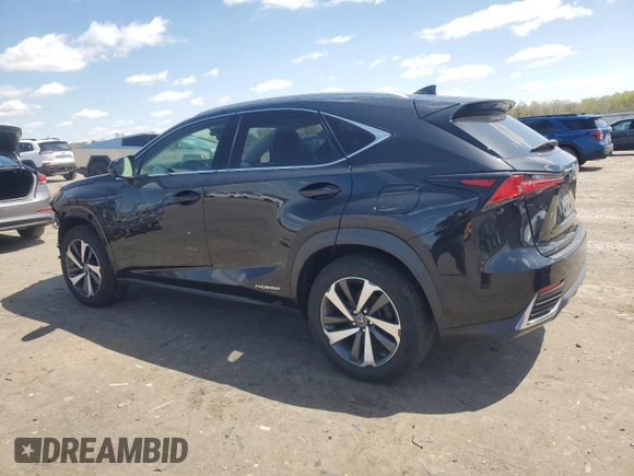 2019 Lexus NX 300h with VIN JTJBJRBZ7K2097983, listed as a Copart auction lot 50781455 with 70,253 mi miles and Salvage title. Bid and sale history available at DreamBid. Image 2.