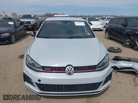2019 Volkswagen GTI S z VIN 3VW6T7AU5KM020317, wystawiony jako IAAI lot #41790449 z przebiegiem 71 195 mil mil oraz . Historia ofert i sprzedaży dostępna na DreamBid. Obrazek 12.