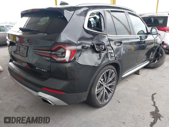 2024 BMW X3 sDrive30i with VIN WBX47DP01RN277348, listed as a IAAI auction lot 41730248 with 8,151 mi miles and . Bid and sale history available at DreamBid. Image 4.