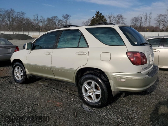 2000 Lexus RX 300 with VIN JT6GF10U7Y0062133, listed as a Copart auction lot 47212985 with 266,409 mi miles and Salvage Title. Bid and sale history available at carsss.com. Image 2.