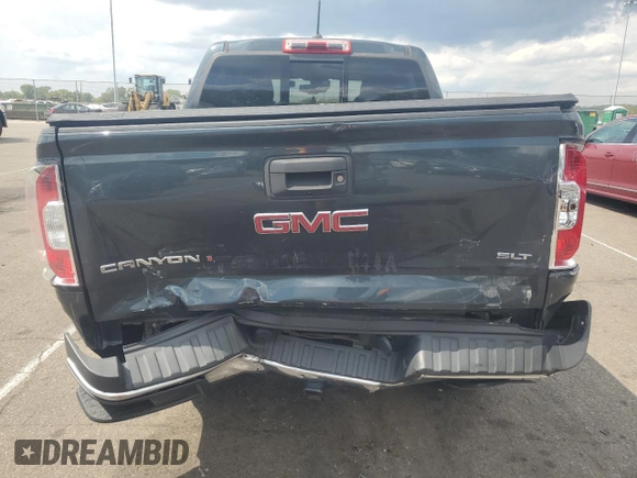 2017 GMC Canyon 4WD SLT with VIN 1GTG6DENXH1258721, listed as a Copart auction lot 68713664 with 117,420 mi miles and Salvage Title. Bid and sale history available at carsss.com. Image 6.