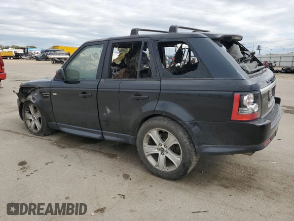 2013 Land Rover Range Rover Sport HSE Lux with VIN SALSK2D43DA783500, listed as a Copart auction lot 54438815 with Not Provided miles and Salvage Title. Bid and sale history available at DreamBid. Image 2.