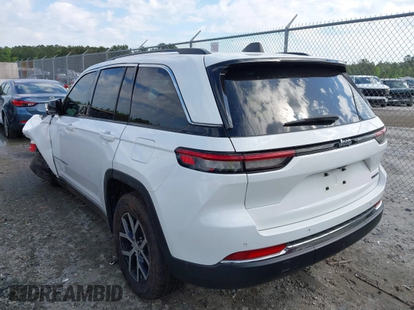 2023 Jeep Grand Cherokee Limited with VIN 1C4RJGBG2PC575507, listed as a IAAI auction lot 41996521 with 37,456 mi miles and . Bid and sale history available at DreamBid. Image 3.