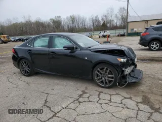 2014 Lexus IS 350 with VIN JTHCE1D20E5005398, listed as a Copart auction lot 51851335 with 111,810 mi miles and Salvage title. Bid and sale history available at DreamBid. Image 4.