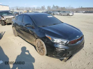 2021 Kia Forte GT with VIN 3KPF44AC9ME274440, listed as a Copart auction lot 46669615 with 73,572 mi miles and Salvage Title. Bid and sale history available at carsss.com. Image 4.